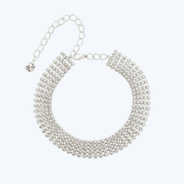 "Disco" Choker - White