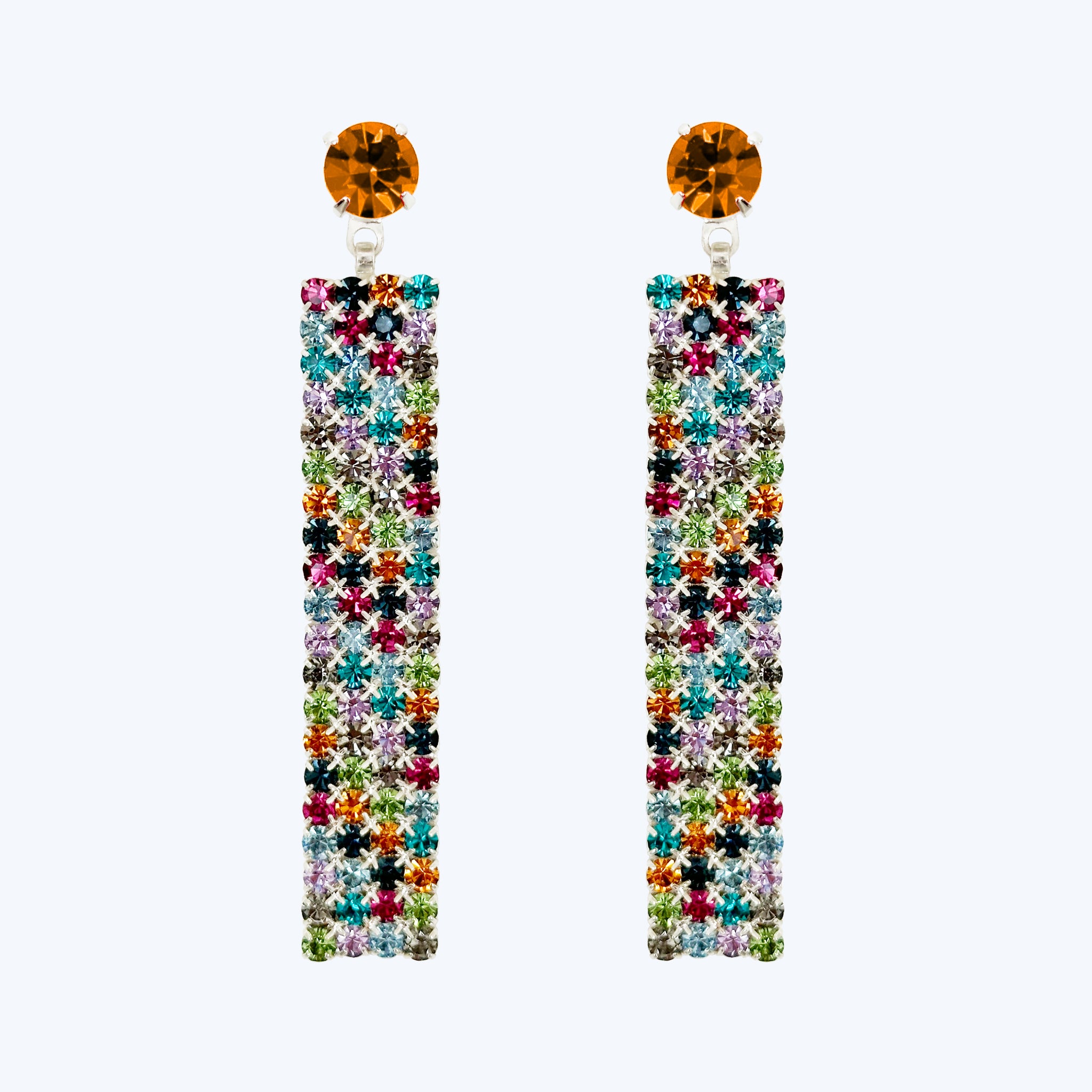 "Disco" Earrings - Rainbow Mix